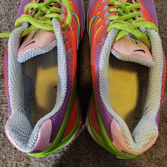 Nike Shox Go Multicolor Red Green Purple Running Shoes Sz 8.5 No Insoles *RARE* - Picture 10 of 16